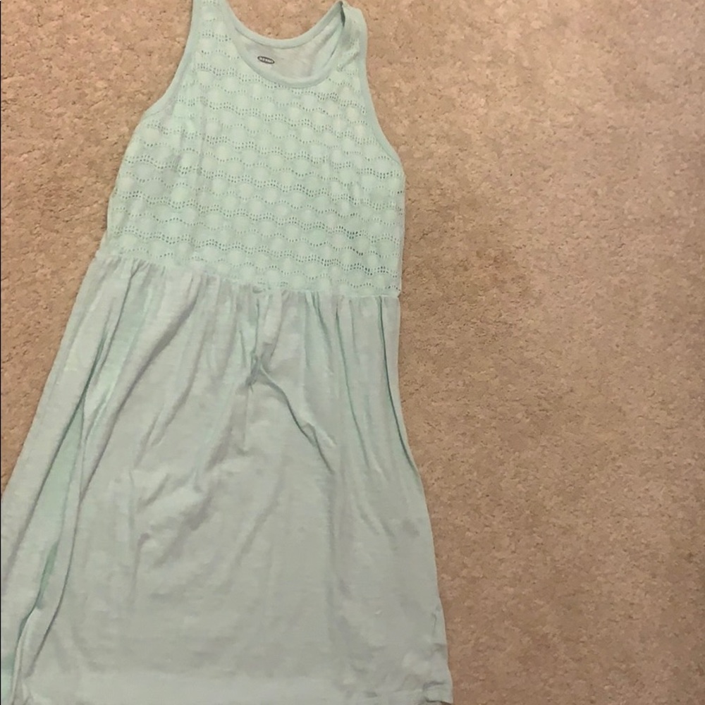 light blue sundress